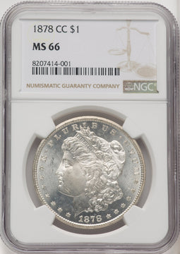 1878-CC Morgan Dollar NGC MS66