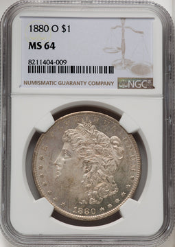 1880-O Morgan Dollar NGC MS64 (768108003)