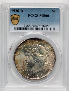 1926-D Peace Dollar PCGS MS66