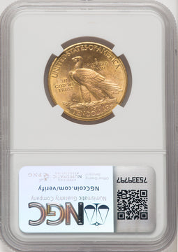 1914-D $10 Indian Eagle NGC MS64+