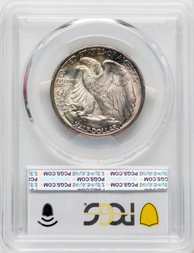 1927-S 50C CAC Walking Liberty Half Dollar PCGS MS65