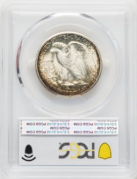 1945-D 50C Walking Liberty Half Dollar PCGS MS67+