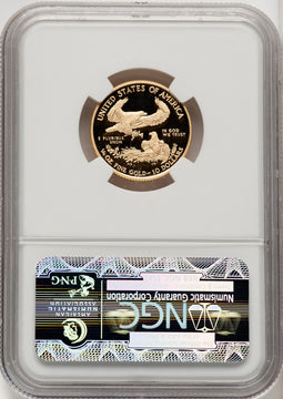 2010-W $10 Quarter-Ounce Gold Eagle First Strike ER Blue NGC PF70 (766510020)