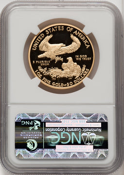 2012-W $50 One-Ounce Gold Eagle Brown Label NGC PF70 (771460001)