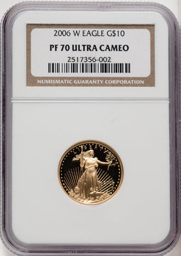 2006-W $10 Quarter-Ounce Gold Eagle NGC PF70 (506711019)