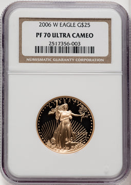 2006-W $25 Half-Ounce Gold Eagle NGC PF70 (506711024)