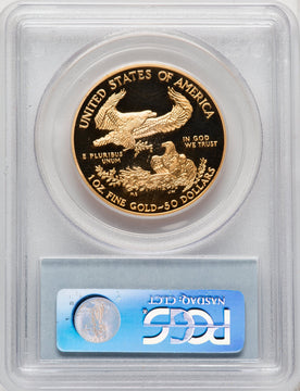 2001-W $50 One-Ounce Gold Eagle PCGS PR70