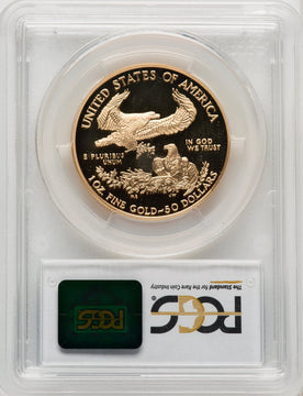 2002-W $50 One-Ounce Gold Eagle PCGS PR70