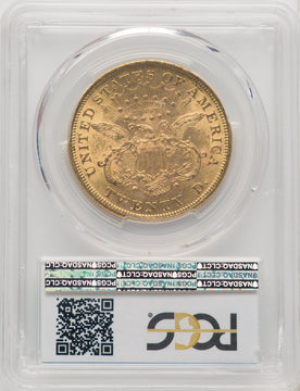 1872 $20 Liberty Double Eagle PCGS MS61 (771831015)