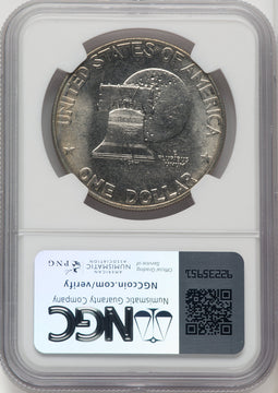 1976 $1 T1 Eisenhower Dollar NGC MS66 (771928012)