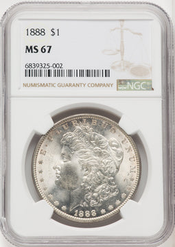 1888 Morgan Dollar NGC MS67 (519875004)