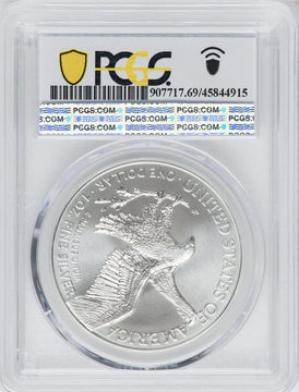 2021 American Silver Eagle Type 2 At Dusk & Dawn 35th Anniversary 310th PCGS MS69