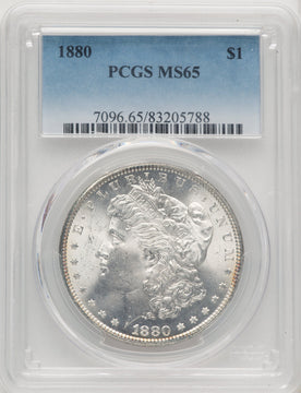 1880 Morgan Dollar PCGS MS65