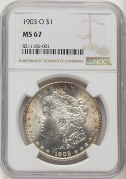 1903-O Morgan Dollar NGC MS67