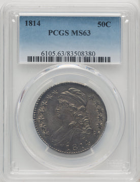 1814 50C Bust Half Dollar PCGS MS63 (771466001)