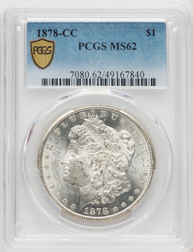 1878-CC Morgan Dollar PCGS MS62 (771340093)