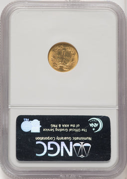 1854 G$1 Type Two Gold Dollar NGC MS61 (771966002)