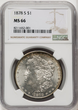 1878-S Morgan Dollar NGC MS66