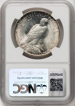 1922-D Peace Dollar NGC MS66 (768803032)