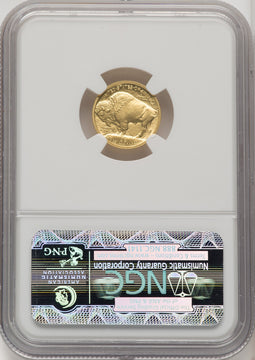 2008-W Gold Buffalo 4-Coin Set ER Bison Label NGC MS70