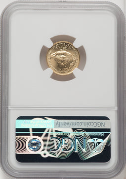2021 $5 Tenth Ounce Gold Eagle Type Two FDI NGC MS70 (506513009)