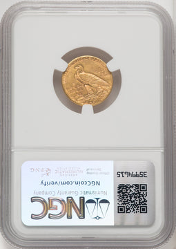 1914-D $2.50 Indian Quarter Eagle NGC MS62 (771085021)