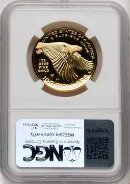2017-W G$100 American Liberty High Relief Brown Label NGC PF70