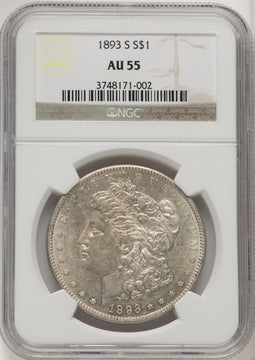 1893-S Morgan Dollar NGC AU55