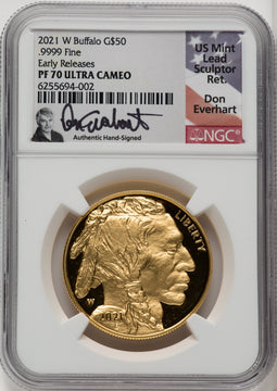 2021-W G$50 Gold Buffalo First Strike DCAM NGC PF70 (506513010)