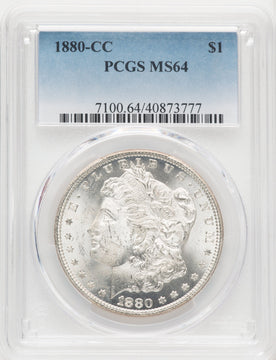 1880-CC Morgan Dollar PCGS MS64 (772189005)