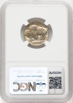 1915 5C Buffalo Nickel NGC MS67