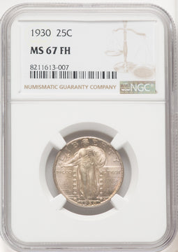 1930 25C FH Standing Liberty Quarter NGC MS67 (770165018)