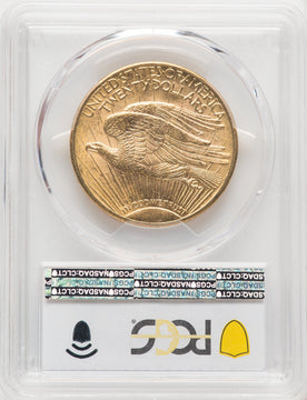 1920 $20 Saint-Gaudens Double Eagle PCGS MS63+ (771354010)