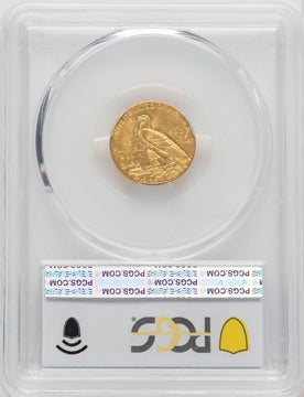 1908 $2.50 Indian Quarter Eagle PCGS MS63 (772279010)