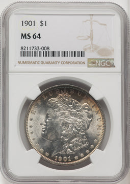 1901 Morgan Dollar NGC MS64