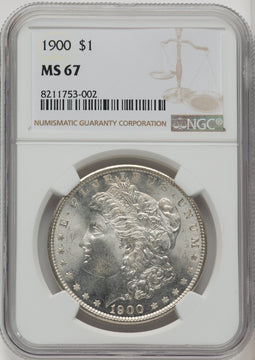 1900 Morgan Dollar NGC MS67 (506690008)
