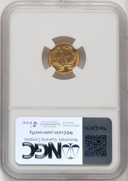 1864 G$1 Gold Dollar NGC MS61 (771925032)