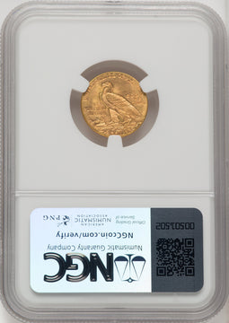 1915 $2.50 Indian Quarter Eagle NGC MS65 (506628010)