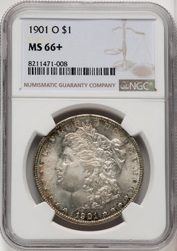 1901-O Morgan Dollar NGC MS66+ (770618001)