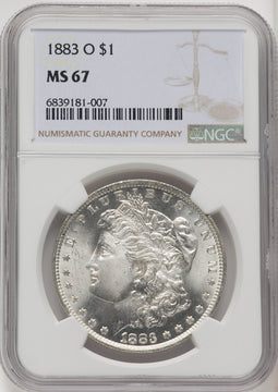 1883-O Morgan Dollar NGC MS67 (769223050)