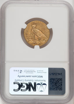 1909 $5 Indian Half Eagle NGC MS64 (519876006)