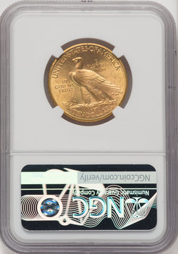 1914-D $10 Indian Eagle NGC MS66