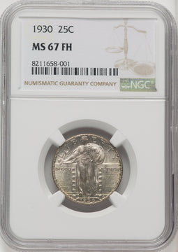 1930 25C FH Standing Liberty Quarter NGC MS67 (771335008)