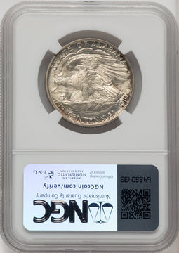 1921 50C Alabama 2X2 Commemorative Silver NGC MS66 (771368036)