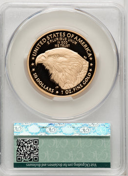 2023-W Proof Gold Eagle 1 oz Advanced Delivery CACG MS70