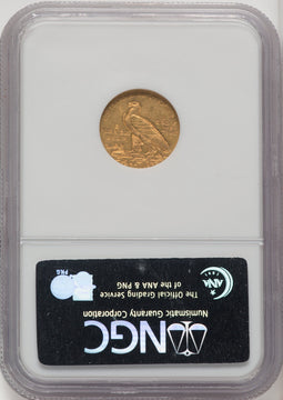 1910 $2.50 Indian Quarter Eagle NGC MS62 (772304021)