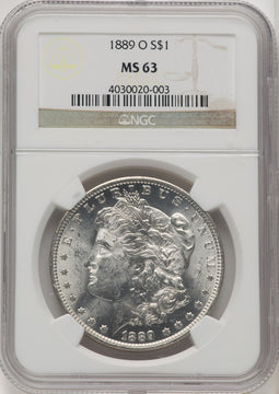 1889-O Morgan Dollar NGC MS63 (772108042)