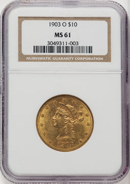 1903-O $10 Liberty Eagle NGC MS61 (769438076)