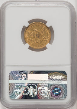 1853 $5 Liberty Half Eagle NGC XF45