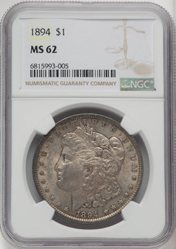 1894 Morgan Dollar NGC MS62